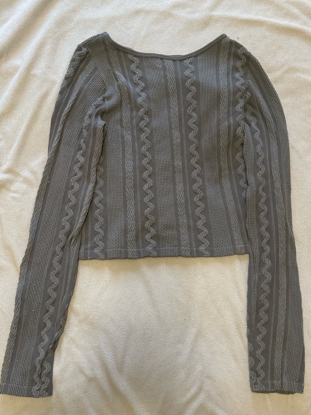 Ardene Grey Long Sleeve Top